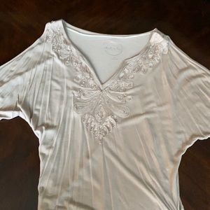 INC Cold-Shoulder Blouse